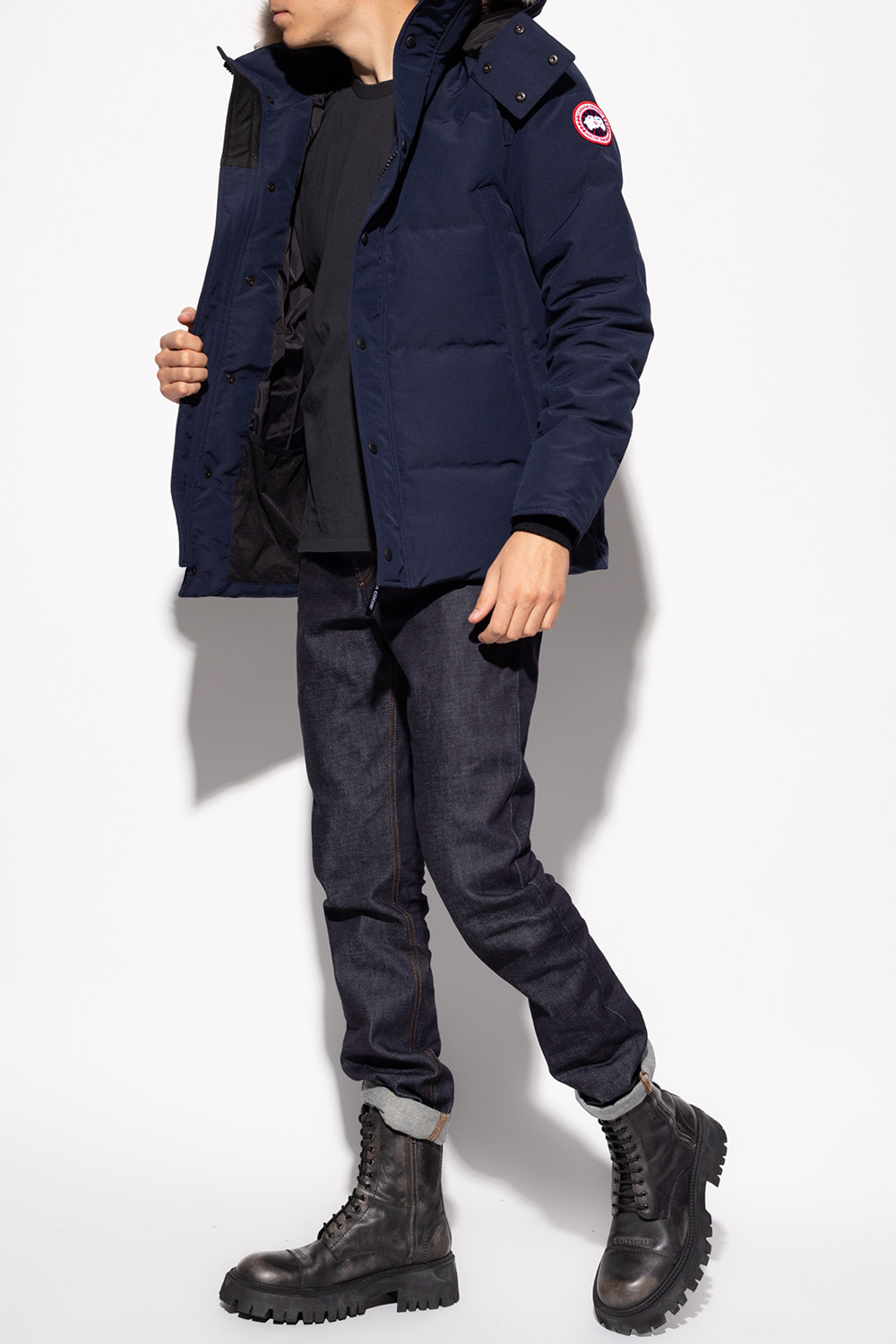 Canada goose clearance navy blue jacket